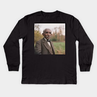 George Washington Carver Kids Long Sleeve T-Shirt